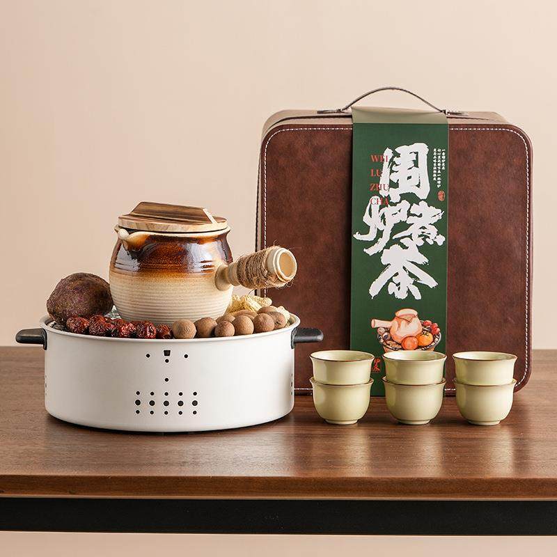 围炉煮茶壶烤奶罐罐壶全套便携式茶具套装高温炭烧侧把壶家用茶壶,鲜花速递/花卉仿真/绿植园艺,割草机/草坪机,淘宝优惠券,粉丝福利购,淘宝优惠卷