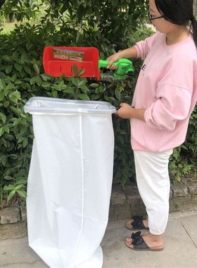 单人电动采茶机袋子装茶青网袋加厚透气强韧布袋茶叶收集袋