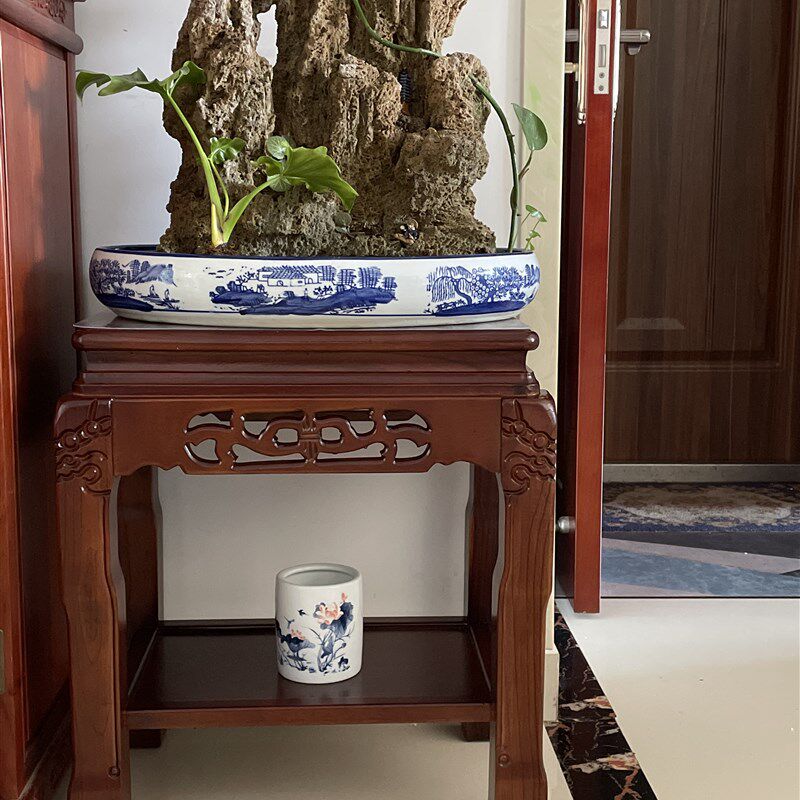 奇石架实木底座超承重盆景架鱼缸架室内客厅花架沙发边桌艺术品桌,住宅家具,花架/花几,淘宝优惠券,粉丝福利购,淘宝优惠卷