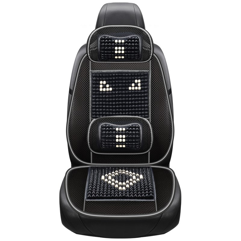 汽车坐垫夏季单片凉垫单个四季通用通风车座椅套凉席木珠座垫货车