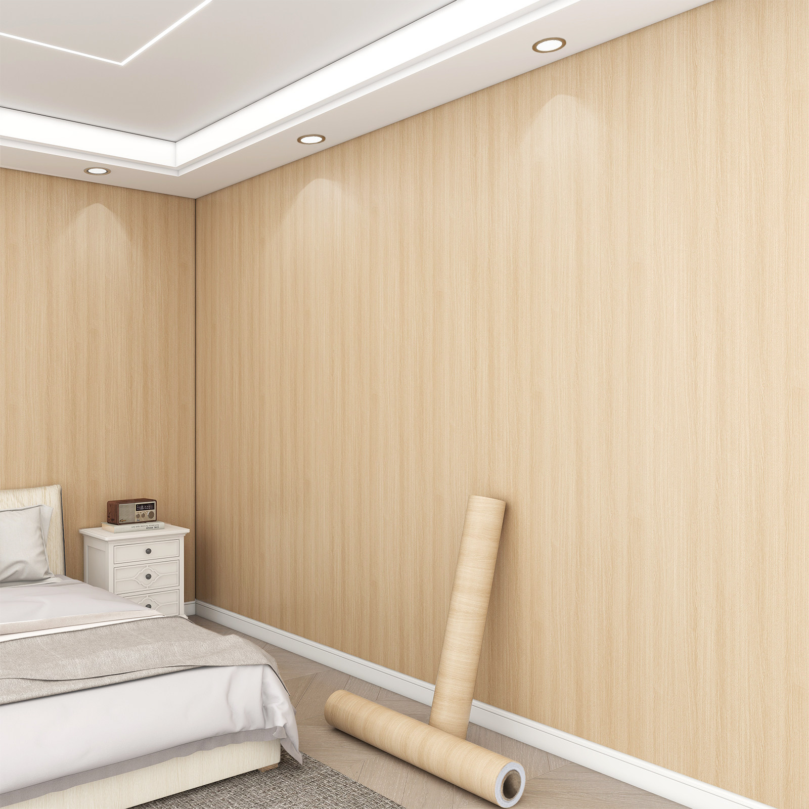 加厚自粘PVC木纹墙纸卧室墙面遮丑翻新壁纸家用防水防潮装饰墙贴,家居饰品,软装墙贴,淘宝优惠券,粉丝福利购,淘宝优惠卷