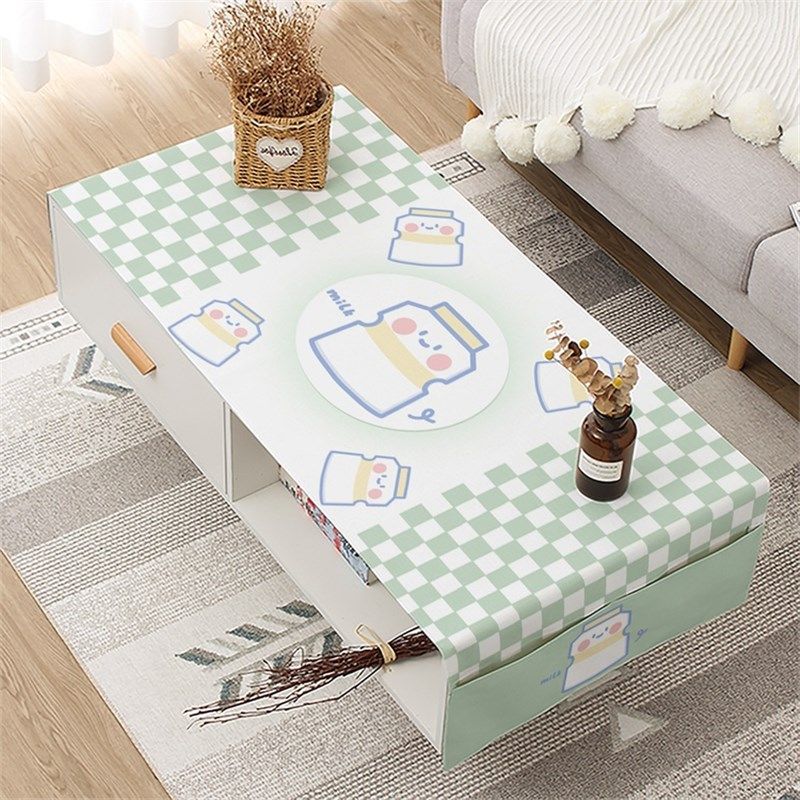 元气卡通 茶几桌布客厅桌垫防水防烫茶几布盖布盖巾棉麻口袋,居家布艺,桌布,淘宝优惠券,粉丝福利购,淘宝优惠卷