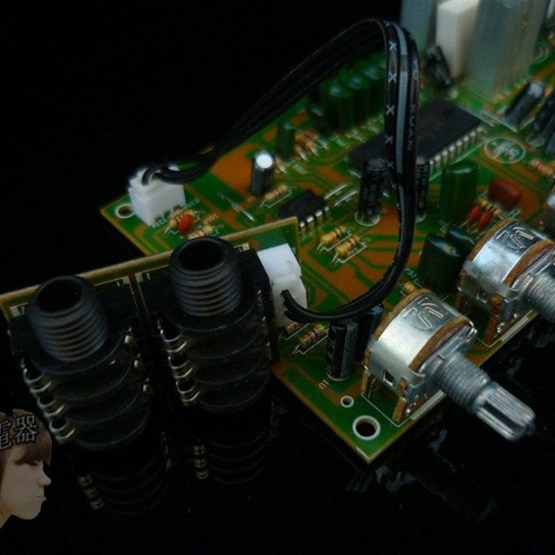 卡拉OK板混响板M65831话筒板带4558前级放大效果超PT2399,影音电器,音调板,淘宝优惠券,粉丝福利购,淘宝优惠卷