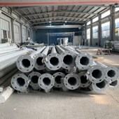 12米道路交通信号红绿灯立柱L型八角八棱卡口杆 监控立杆5