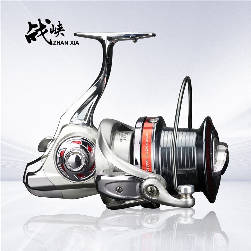 钓德来000渔轮全金属大远投轮锚鱼线轮海竿轮海钓船钓 战峡鱼轮