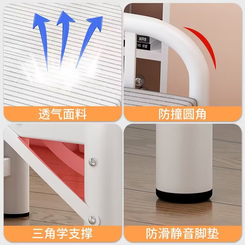 90公分宽的单人床1.2米铁床小孩子的儿童可折叠90cm宽硬板床午休