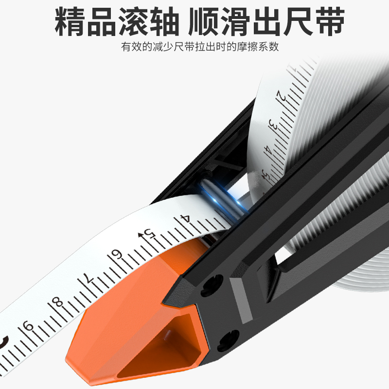 尺米30m钢卷尺100米圈尺米尺皮尺手提尺软尺卷建筑工程测量