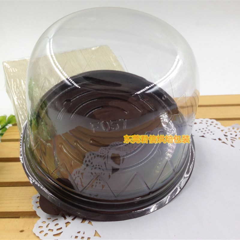 F057乳酪 芝士 圆形小蛋糕盒 面包 西点 点心盒 烘焙包装盒 100