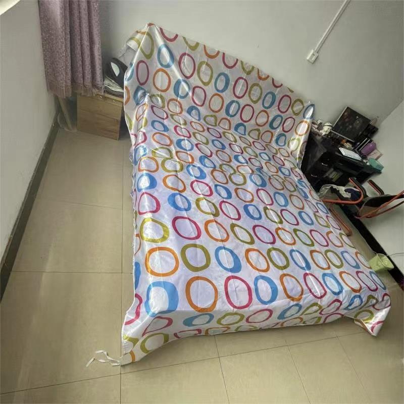 遮盖防尘布塑料厚床上挡灰尘的布遮尘布隔脏特大塑料布塑料膜牛