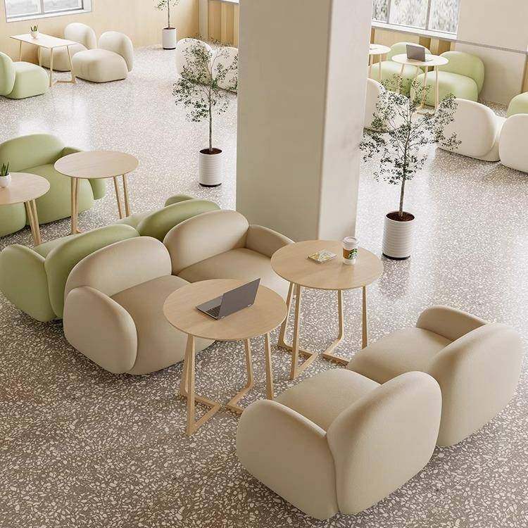 现代轻奢简约咖啡厅沙发奶茶店奶油风客厅沙发餐饮店专用沙发组合,鲜花速递/花卉仿真/绿植园艺,割草机/草坪机,淘宝优惠券,粉丝福利购,淘宝优惠卷