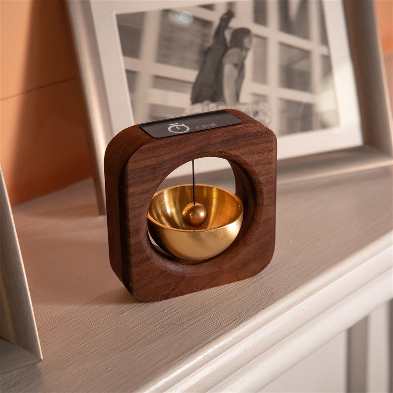 ower计时器时间管理器自律日程提醒闹钟考研实木黄铜铃学生学习