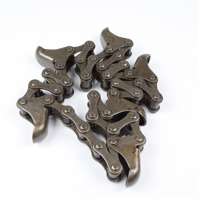 玉米收割机配件38A拨禾链前割台喂入链传动链条提升器运粮拨齿