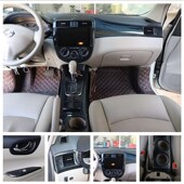 桃木内饰贴 适用于11 改装 骐达碳纤维内饰贴 中控排挡面板贴 15款