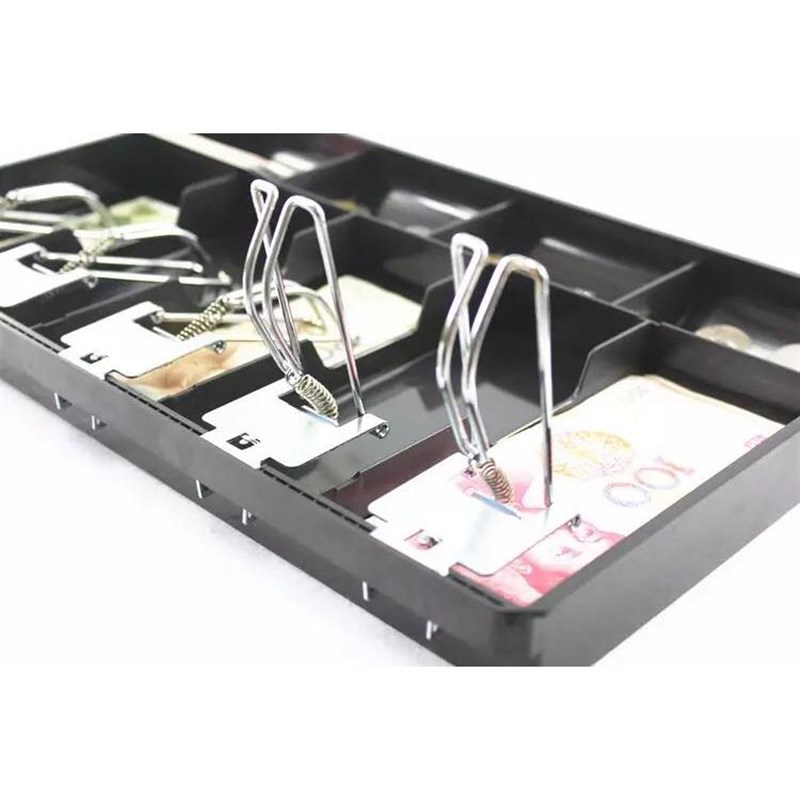创意硬币钱柜抽屉收银盘吧台钱箱零钱夹子酒大容量隔层收银机