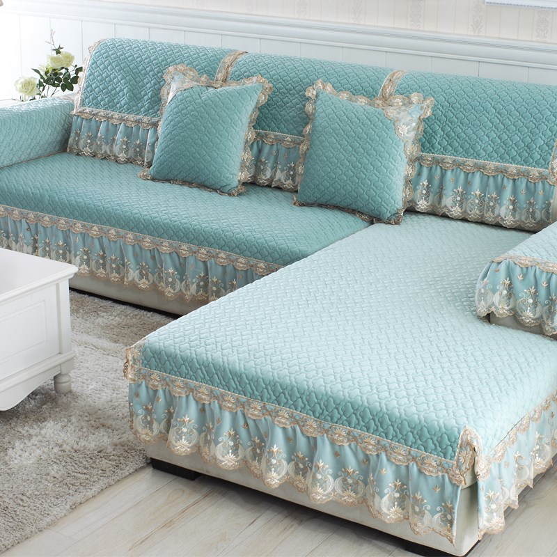 沙发垫四季通用短毛绒防滑北全盖布艺全包盖沙发罩巾靠背垫纯色