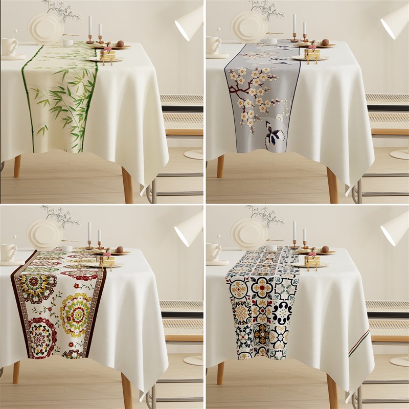 新款桌布防水防油免洗家用客厅茶几台布餐桌202加厚高级感桌垫