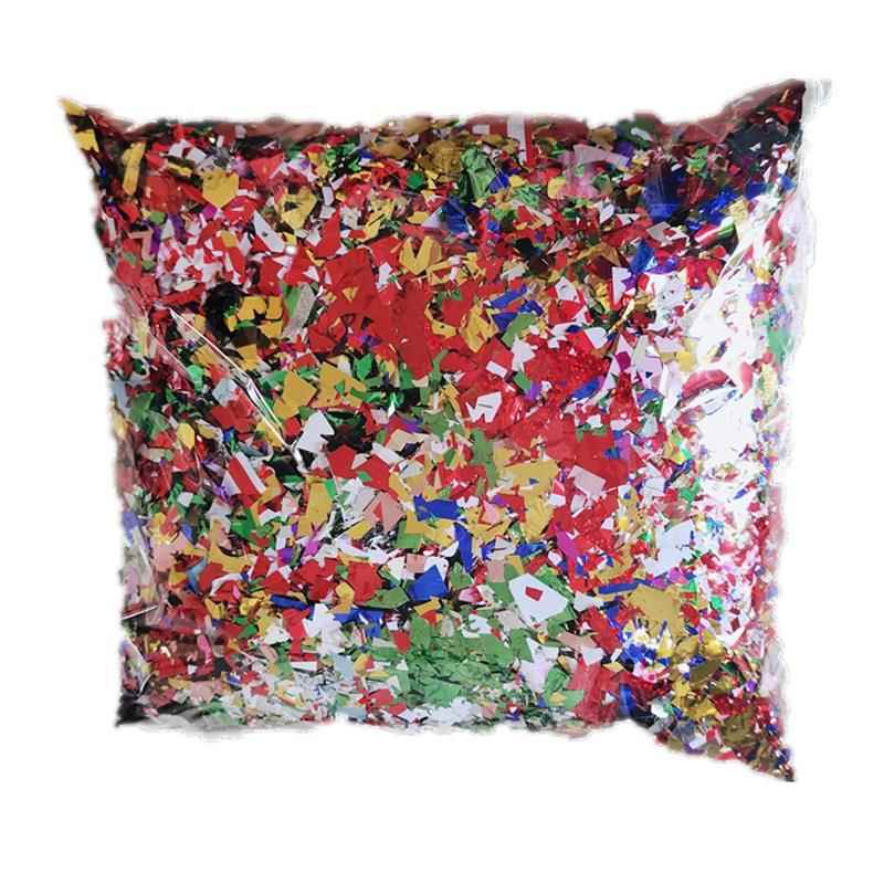 结婚手抛花撒彩色光电闪光碎纸碎片亮片婚庆礼炮金蛋彩纸撒花