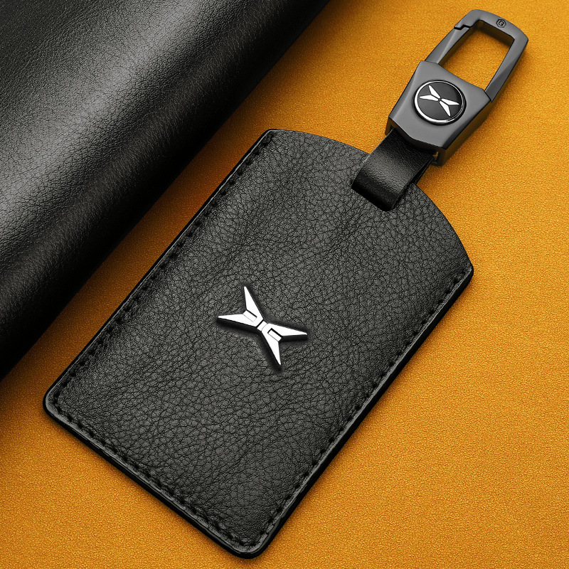 小鹏卡片钥匙套真皮25