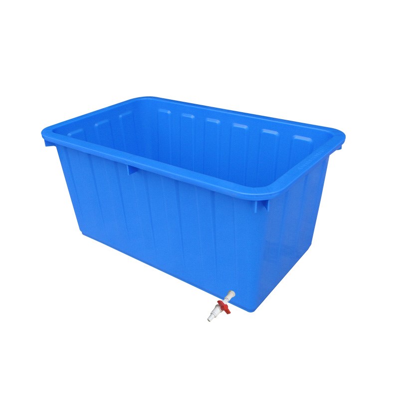 带排水周转龟箱塑料长方形鳄龟养殖箱大号乌龟专用缸养鱼盆螃蟹筐