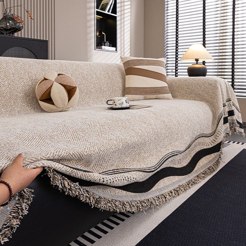 雪尼尔一片式沙发盖布巾2025新款防滑四季通用防猫抓全盖全包套罩,居家布艺,沙发套,淘宝优惠券,粉丝福利购,淘宝优惠卷