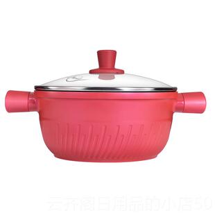 正品无德国bat麦饭石不沾炒锅家用平底锅电锅炉炒锅烟煤气磁灶专