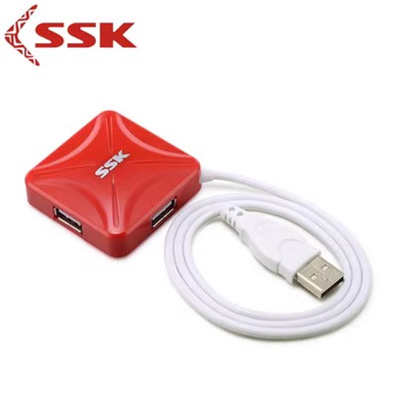 【十个装】SSK027 烽火 一拖四口USBHUB集线器 扩展坞分线器