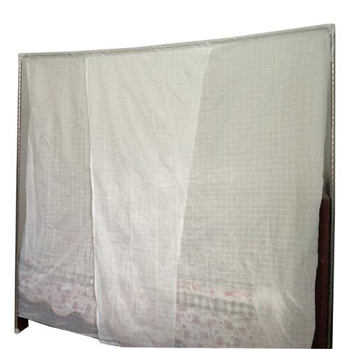 老式棉纱蚊帐1.5米1.8m牀传统农村尘布顶家用2米大牀莲花纹帐支架