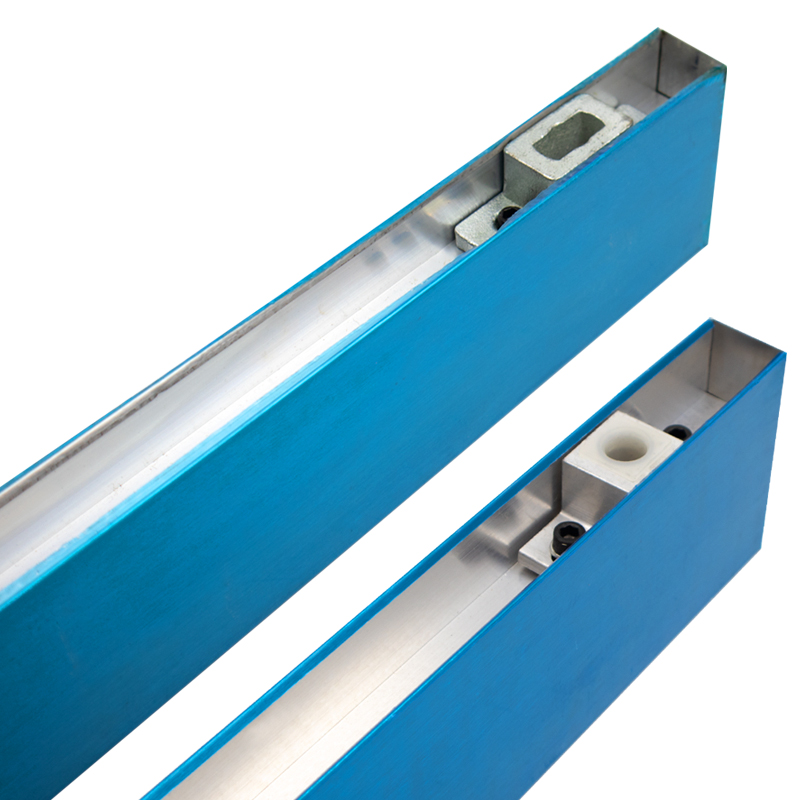 85mm高成品铝合金长门夹层加厚铝芯门夹8-15mm无框玻璃上夹下夹