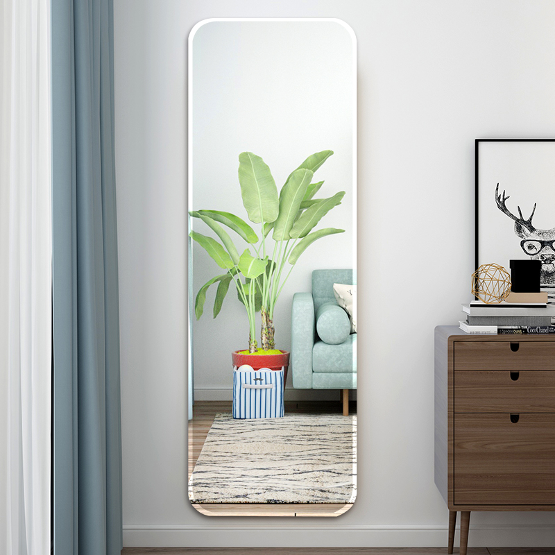 全身穿衣镜子贴墙自粘家用壁挂可粘贴学生宿舍寝室贴片挂墙大试衣