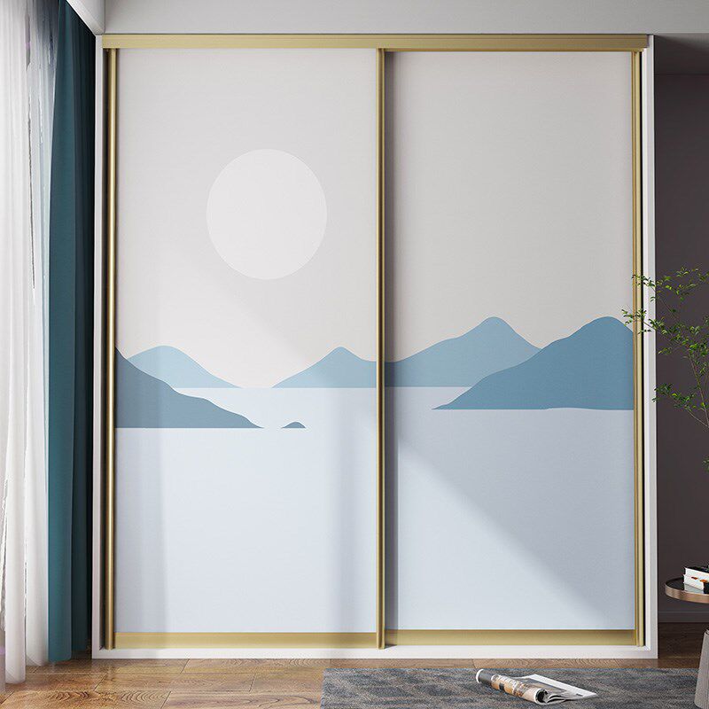 中式复古装饰卧室房间柜门改造衣柜翻新贴纸民宿布置自粘贴画防水