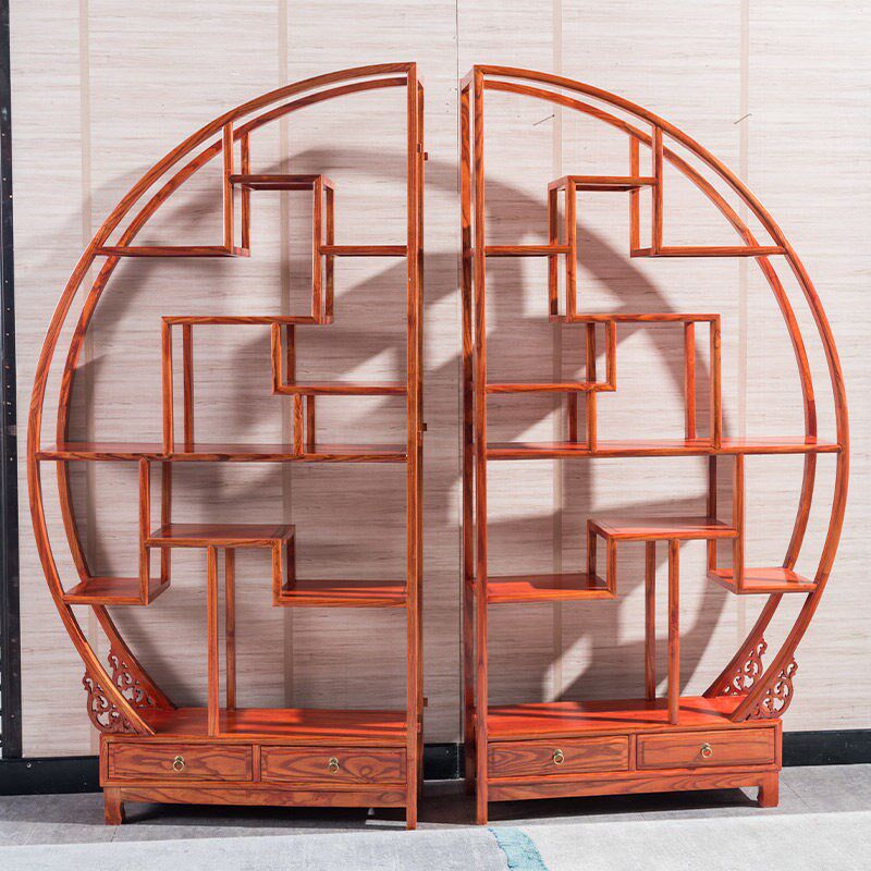 实木博古架中式多宝阁茶叶展示柜客厅隔断柜玄关柜酒架置物花瓶架