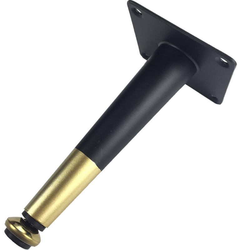 可调节支撑脚锥管脚金属沙发脚电视柜腿脚茶几脚浴室柜脚支撑腿