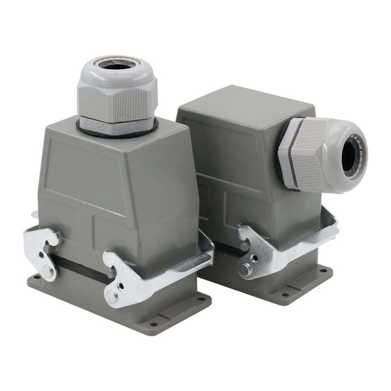 小型重载连接器10芯1芯32芯螺丝接线H-01矩形航空插头插座1