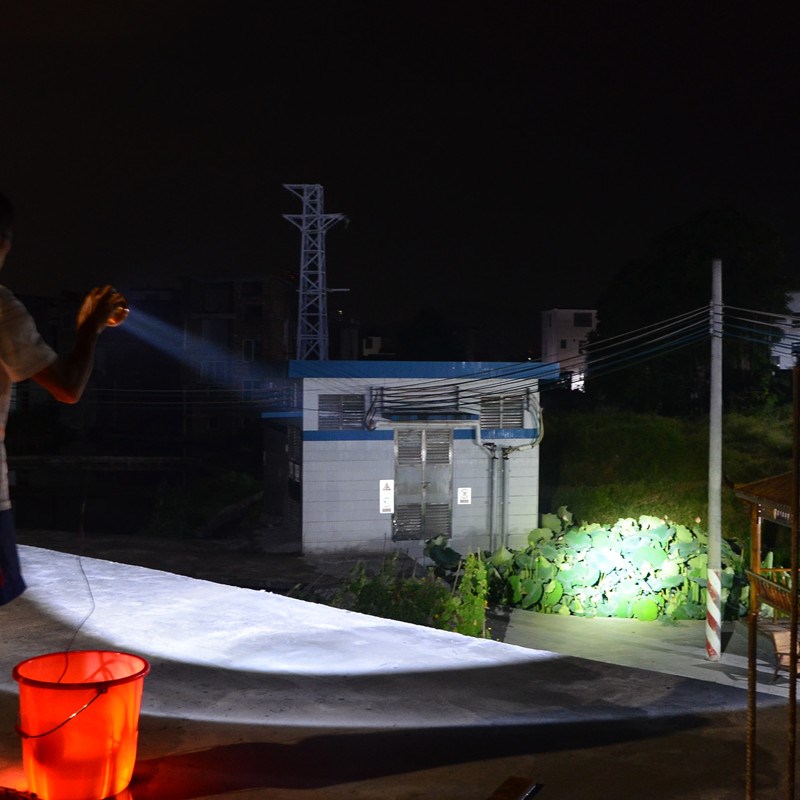 V2V P7090头灯夹夜钓鱼灯强光大光斑圈头戴稳压不频闪