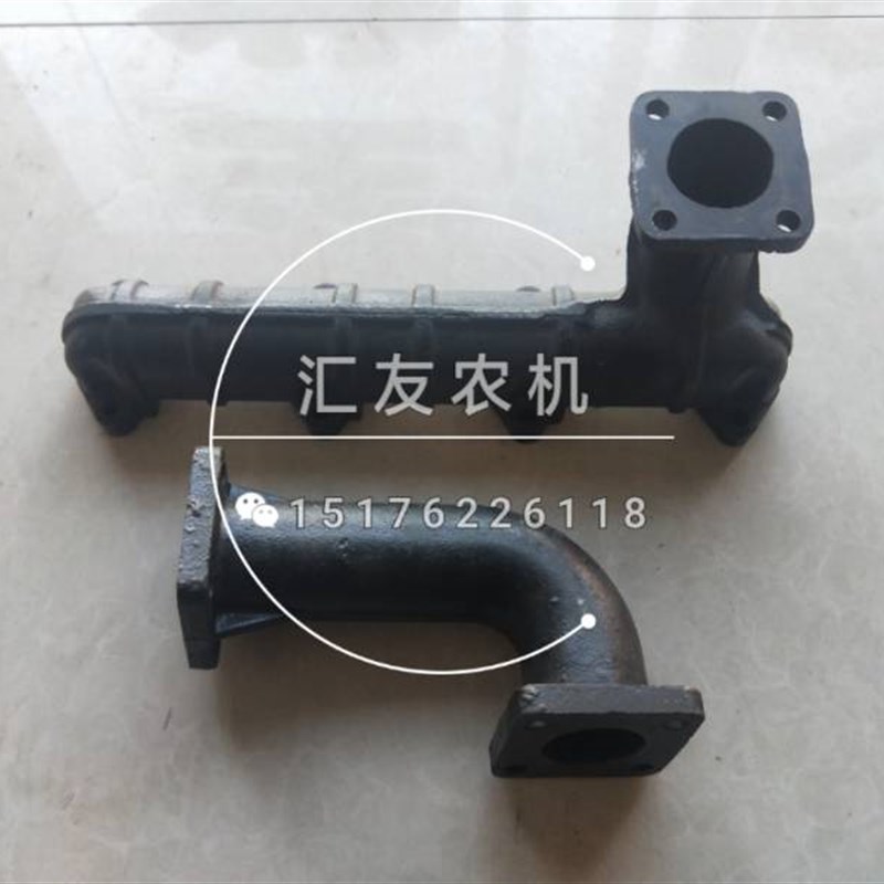 福田雷沃欧豹404 454 全柴495排气管 排气支管 排气弯管