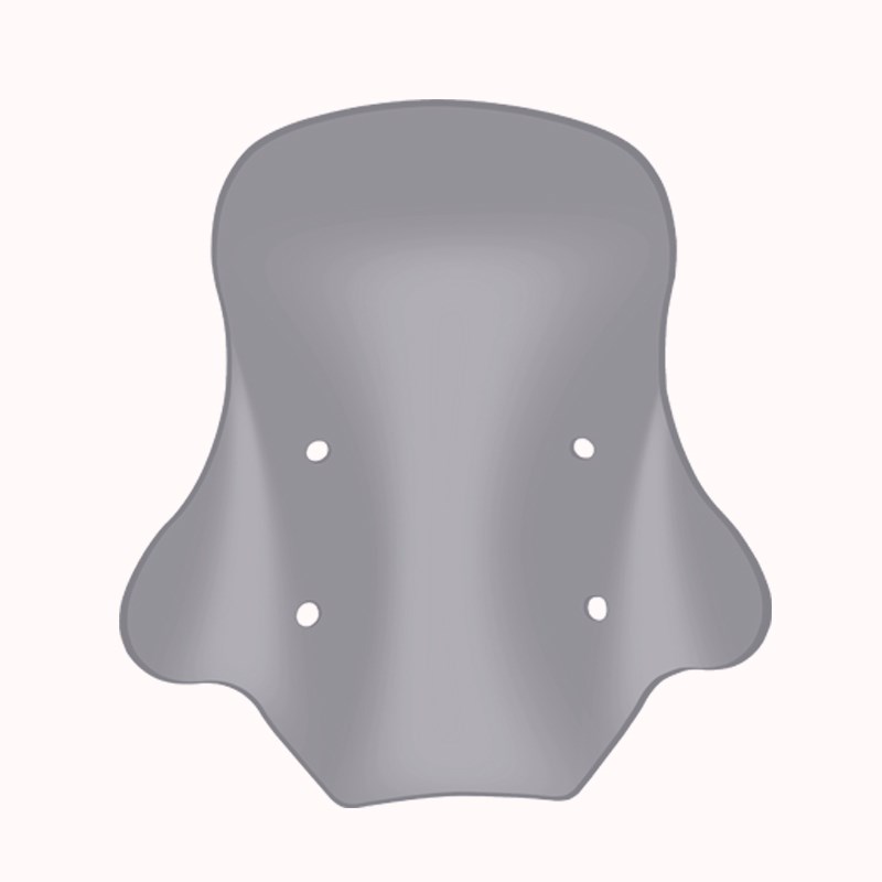 适用奔达金吉拉前挡风板风挡防风玻璃改装护胸板防风罩