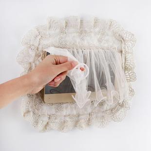 可视对讲遮挡装饰盒门铃电话套罩楼宇门禁室内机布艺防尘框保护贴