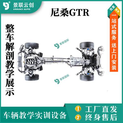 整车实物解剖教学实训尼桑GTR设备展示模具模型展览设备景联云创