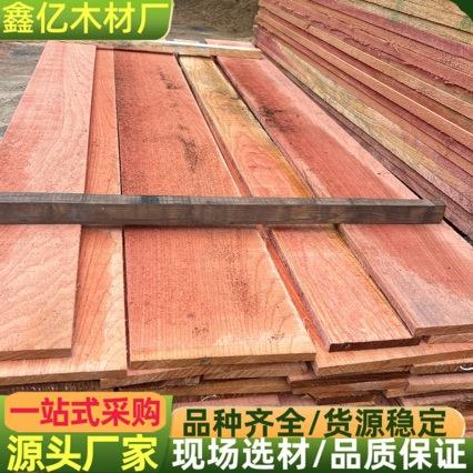 厂家供应红椿原木木材红椿木板材白椿园林古建材防腐木料红椿