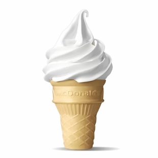 【麦当劳自助下单】甜筒圆筒冰淇淋一个