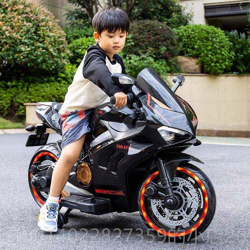 正品红思达儿童电动摩托车迷你机宝宝炫酷车孩子大两轮超玩具车礼