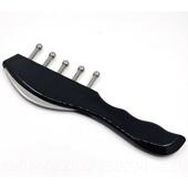 正品 无痕刮痧器湾不痧锈钢头疗按摩梳子5钉刮板调理台经络穴位按