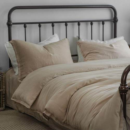 优选四季绒感80支兰精天丝四件套砂洗做旧素色莱赛尔被套床单床笠