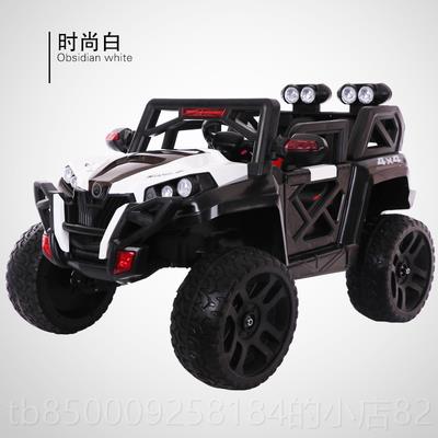 正品儿童电动车四驱四轮野可汽车摆越带遥控坐大人小孩宝宝玩具摇