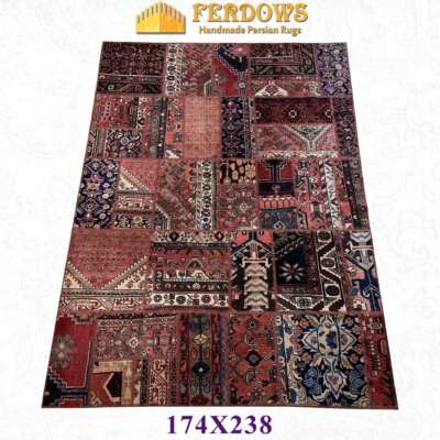 正品托斯卡覆纳贴纯片拼接地毯进口羊毛手工旧古波斯异国情中调后