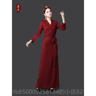 正品西锅藏服装女拉萨旅拍藏袍舞新款族蹈演出服装藏式民藏族风博