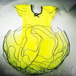 正品 练功服幼女童跳衣服蕾芭舞纱裙蓬舞蓬裙儿合唱表 儿童舞蹈服装