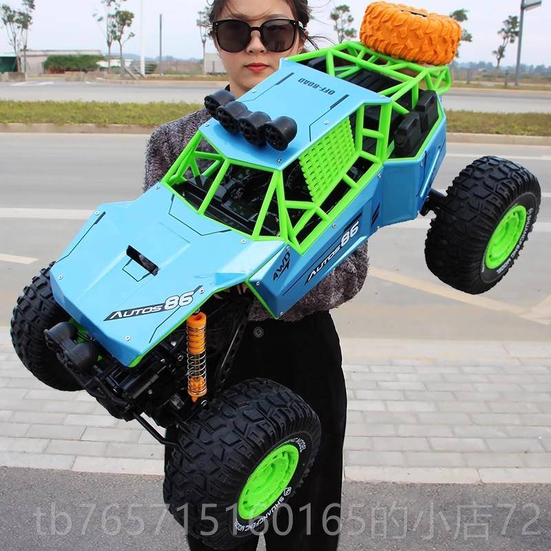 高档巨无霸六驱控越野车高四驱攀爬遥充电动遥控汽车男儿童玩速具