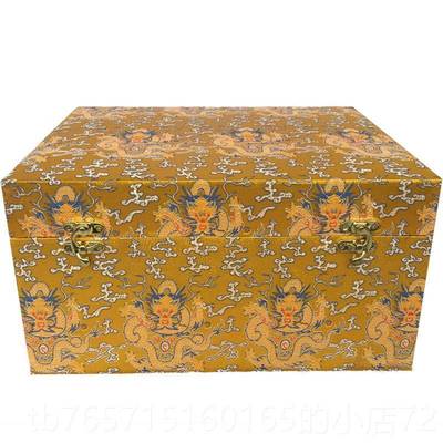 高档采购产品覆古锦缎盒密封盒，学文玩具胡桃盒，处理盒，，装饰