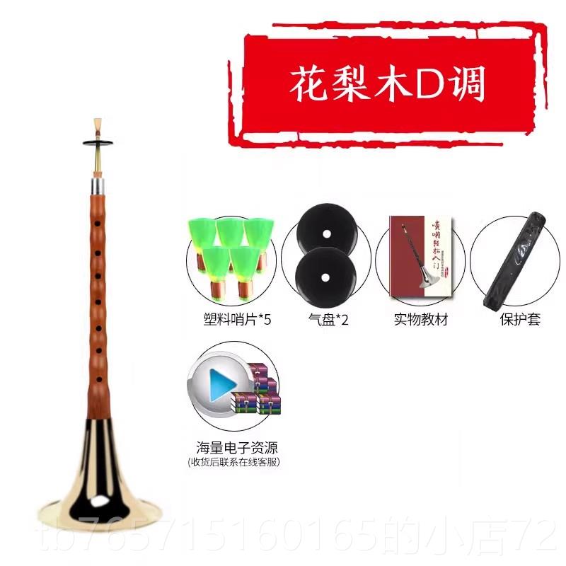 高档乌木黑檀木呐乐器全F套CEGD调初学者老专业儿童小大号红木唢